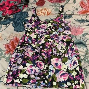 Floral mini dress